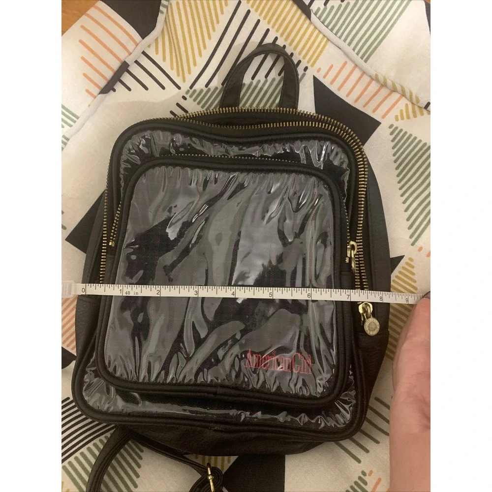 American girl backpack real size fancy vegan leather